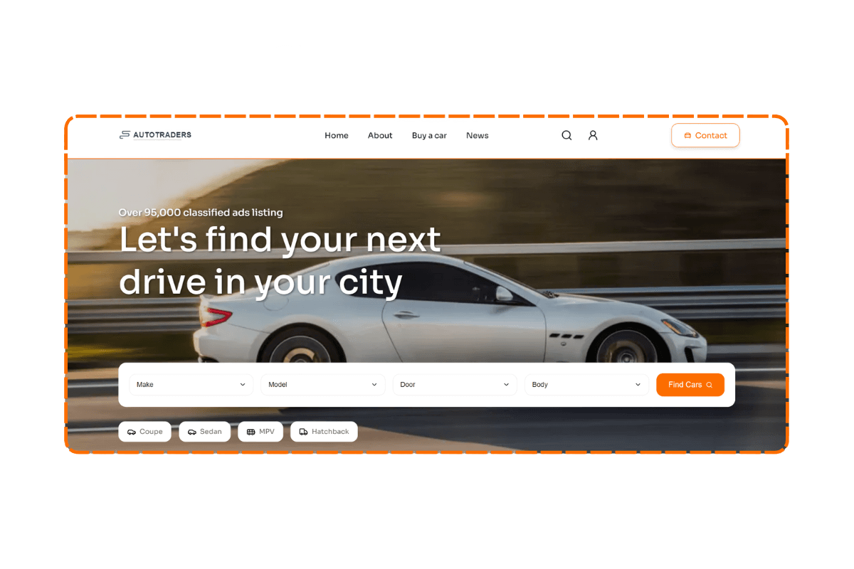 AutoTraders used car platform by Lazim Latheef, car website by Lazim MV