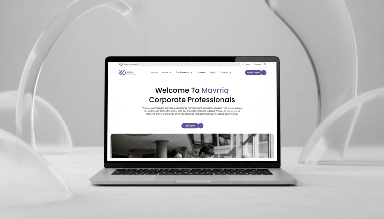 Mavrriq consulting site by Lazim MV, Lazim Latheef portfolio work